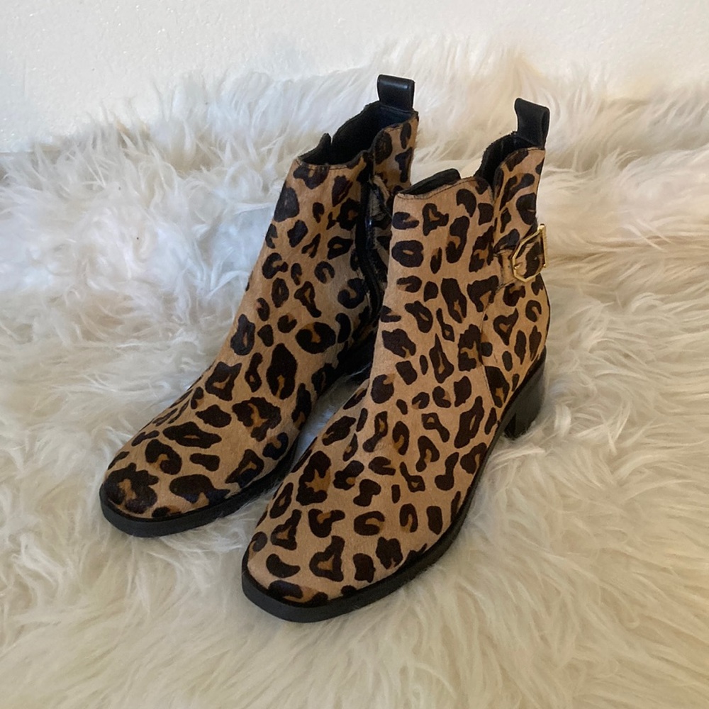 NWOB Cole Haan Leopard Print bootie